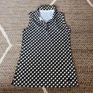 Nike checkered polo tank sz XS